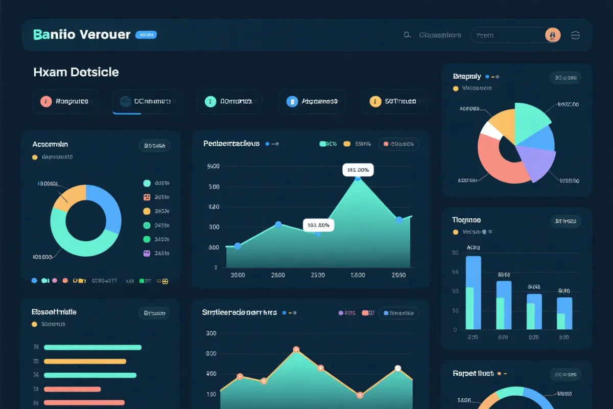 计划助手数据面板示意图